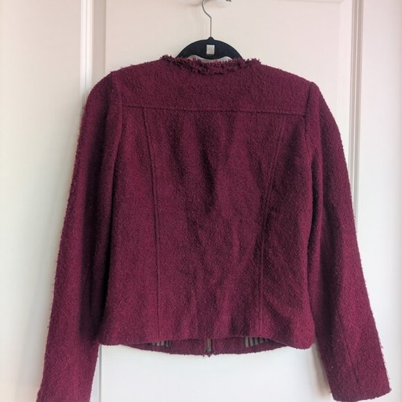 CABi zip jacket in merlot. - Picture 5 of 7
